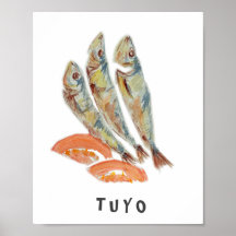 Philippinisch Tuyo Watercolor Poster Paper