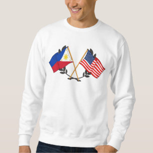 Philippinische amerikanische Flagge Philippinische Sweatshirt