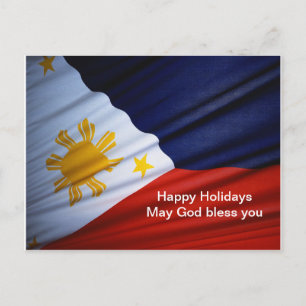 philippinische Feiertage Feiertagspostkarte