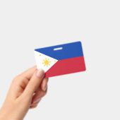 philippinische Flagge Ausweis (Handheld)