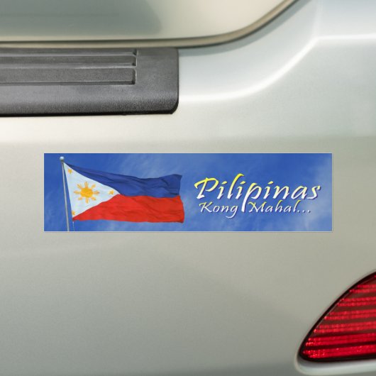 Philippinische Flagge Autoaufkleber (Auf Auto)