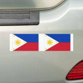 philippinische Flagge Autoaufkleber (Auf Auto)