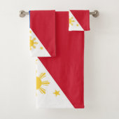 philippinische Flagge Badhandtuch Set (Insitu)