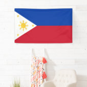 philippinische Flagge Banner (Insitu)