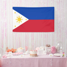 philippinische Flagge Banner