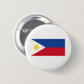 philippinische Flagge Button (Vorne & Hinten)