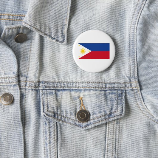 philippinische Flagge Button (Beispiel)