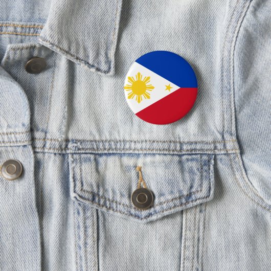 philippinische Flagge Button (Beispiel)