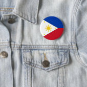 philippinische Flagge Button (Beispiel)
