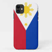 philippinische Flagge Case-Mate iPhone Hülle (Rückseite)