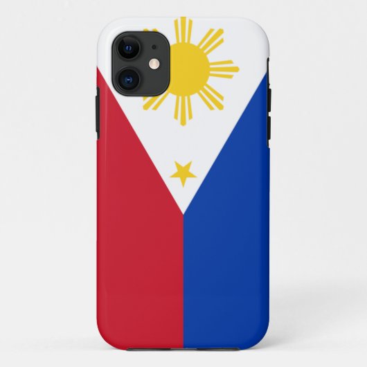 philippinische Flagge Case-Mate iPhone Hülle (Rückseite)