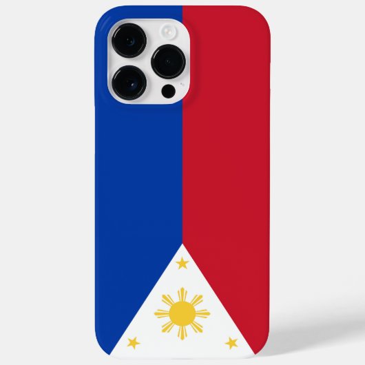 philippinische Flagge Case-Mate iPhone Hülle (Rückseite)