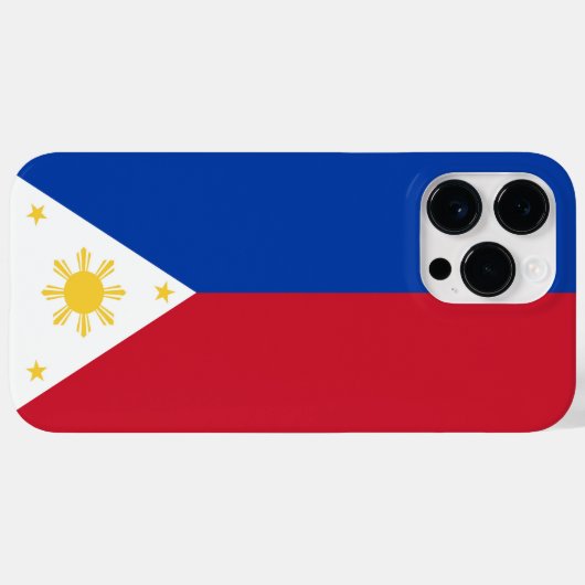 philippinische Flagge Case-Mate iPhone Hülle (Rückseite (Horizontal))