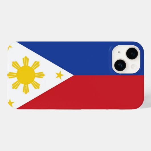 philippinische Flagge Case-Mate iPhone Hülle (Rückseite (Horizontal))