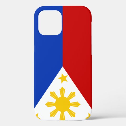 philippinische Flagge Case-Mate iPhone Hülle (Rückseite)