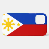 philippinische Flagge Case-Mate iPhone Hülle (Rückseite (Horizontal))