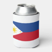 philippinische Flagge Dosenkühler (Kanne Vorderseite)
