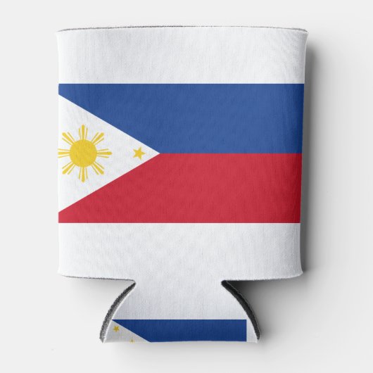 philippinische Flagge Dosenkühler (Vorderseite)