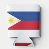 philippinische Flagge Dosenkühler (Rückseite)