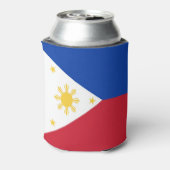 philippinische Flagge Dosenkühler (Kanne Rückseite)