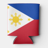 philippinische Flagge Dosenkühler (Vorderseite)