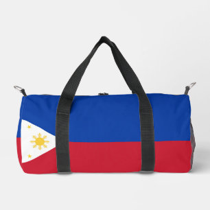philippinische Flagge Duffle Bag