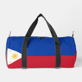 philippinische Flagge Duffle Bag (Rückseite)