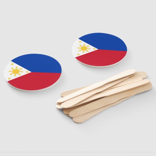 philippinische Flagge Fächer (Non-assembled)
