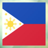 philippinische Flagge Fensteraufkleber (Blatt 3)