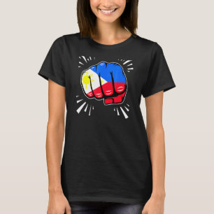 philippinische Flagge Filipina Filipino American P T-Shirt