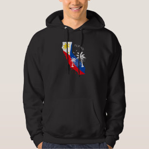 Philippinische Flagge Filipino Hoodie