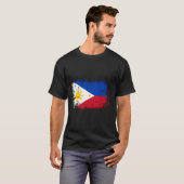 Philippinische Flagge Filipino T-Shirt (Vorne ganz)