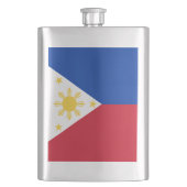 philippinische Flagge Flachmann (Vorderseite)