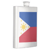 philippinische Flagge Flachmann (Rechts)