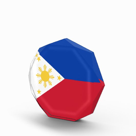 philippinische Flagge Fotoblock (Rechts)
