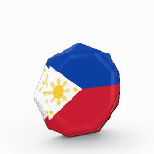 philippinische Flagge Fotoblock (Links)