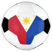 philippinische Flagge Fußball (Gedreht)