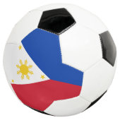 philippinische Flagge Fußball (Dreiviertel)