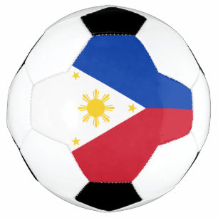 philippinische Flagge Fußball