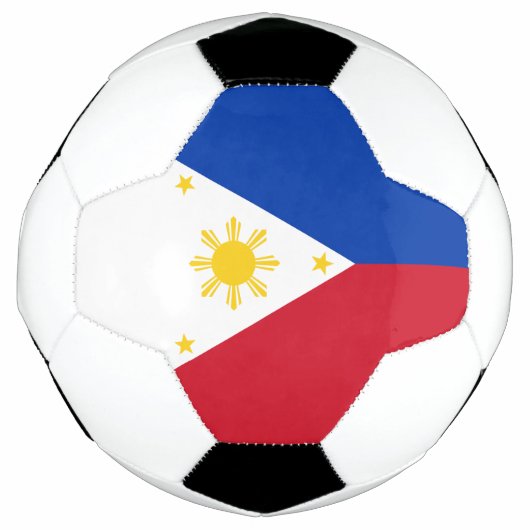 philippinische Flagge Fußball (Vorderseite)