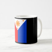 Philippinische Flagge � Geist Australiens Kaffeetasse (VorderseiteRechts)