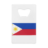 philippinische Flagge Geldbeutel Flaschenöffner (Rückseite)