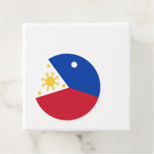 philippinische Flagge Geschenkanhänger