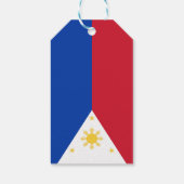 philippinische Flagge Geschenkanhänger (Rückseite)