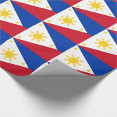 philippinische Flagge Geschenkpapier (Ecke)