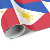 philippinische Flagge Geschenkpapier (Rolleneckpunkt)