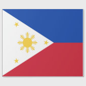 philippinische Flagge Geschenkpapier (Flach)