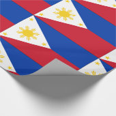 philippinische Flagge Geschenkpapier (Ecke)