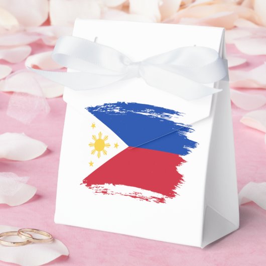 philippinische Flagge Geschenkschachtel (Hochzeit)