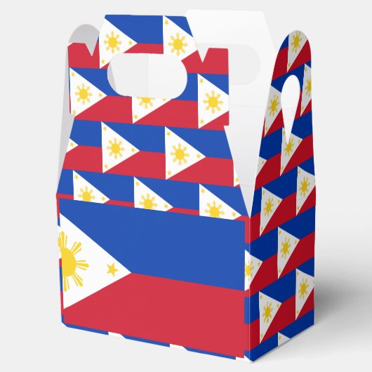 philippinische Flagge Geschenkschachtel (Geöffnet)